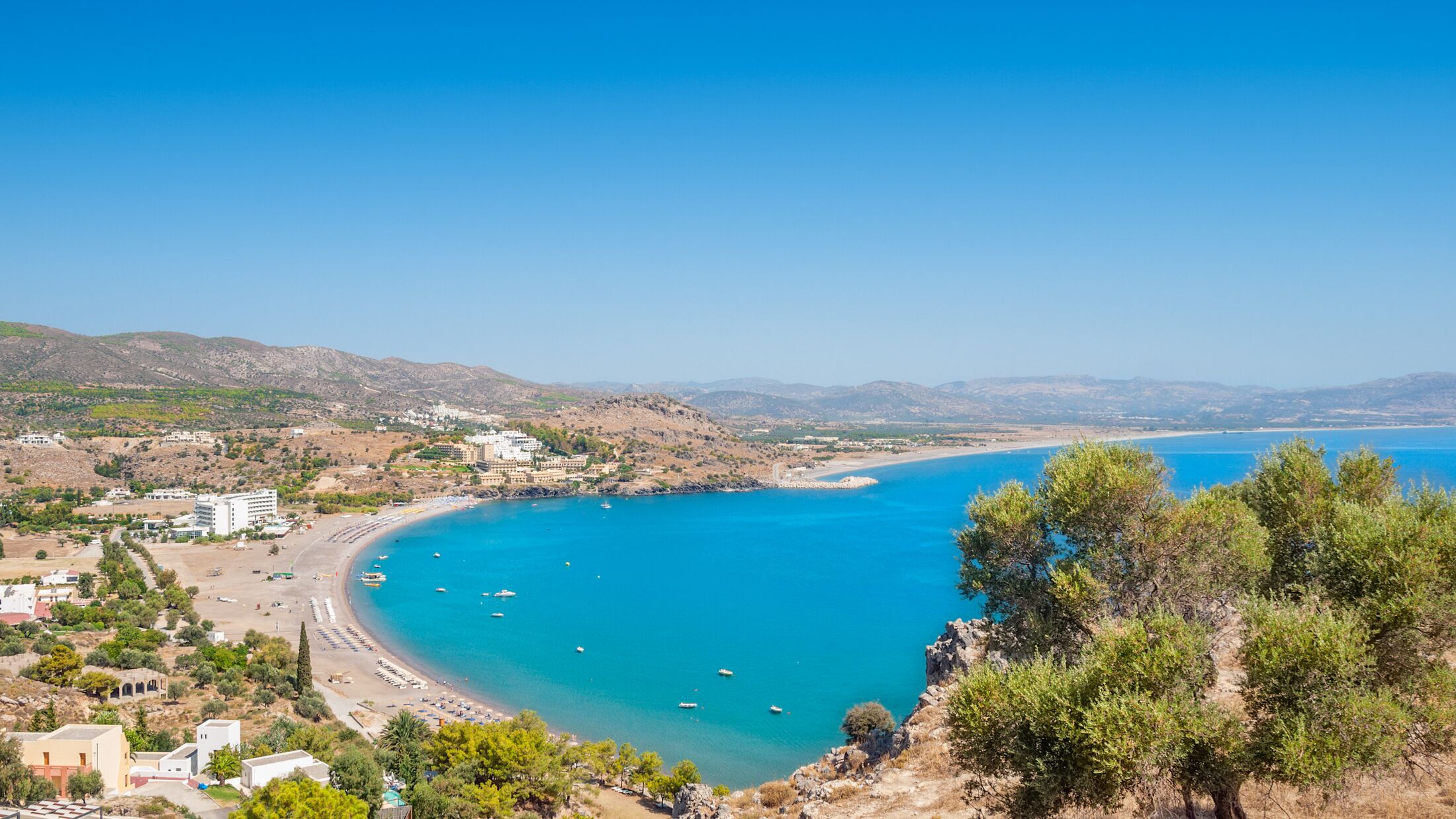 Vlycha Bay near Kalathos, Rhodes