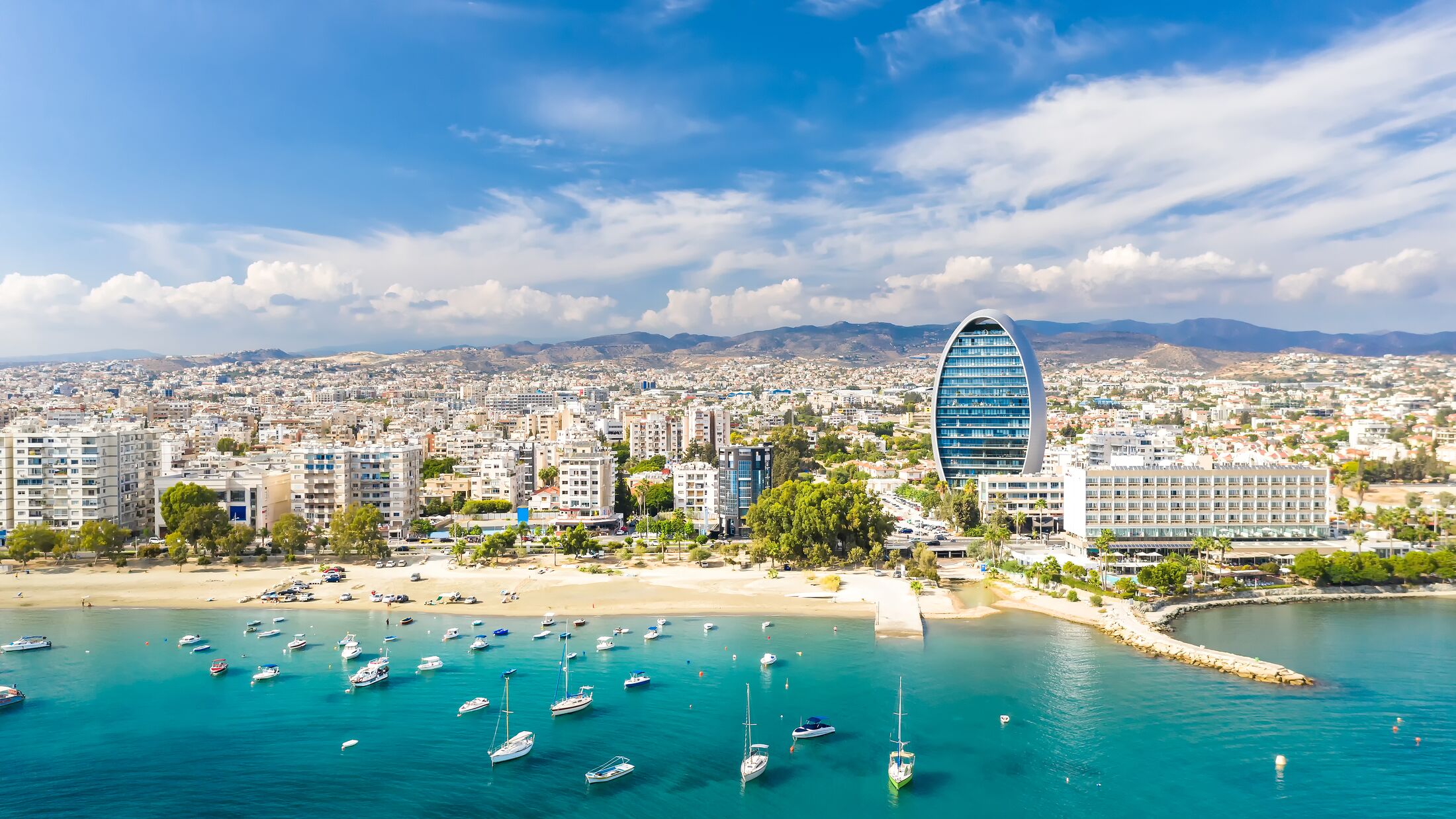 Panorama Of The City Of Limassol, Cyprus